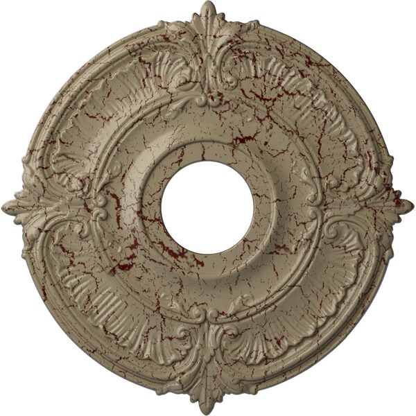 Ekena Millwork Attica Ceiling Medallion (Fits Canopies up to 5"), 18"OD x 4"ID x 5/8"P, Gobi Desert Crackle CM18ATGDC - main